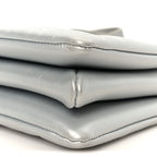 Metallic Lambskin Embossed Monogram Coussin BB Silver