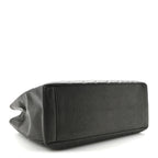 Caviar Quilted Grand Shopping Tote GST Dark Silver