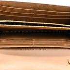 Fabric Jacquard FF 1974 Continental Wallet On Chain Tobacco Moro