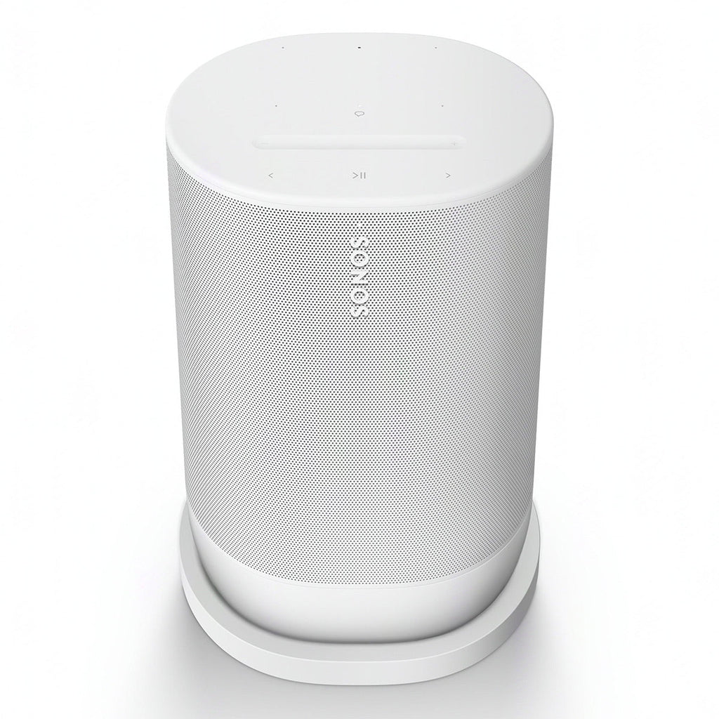 Sonos Move 2 Portable Smart Speaker with 24-Hour Battery Life, Bluetooth, and Wi-Fi (White)
