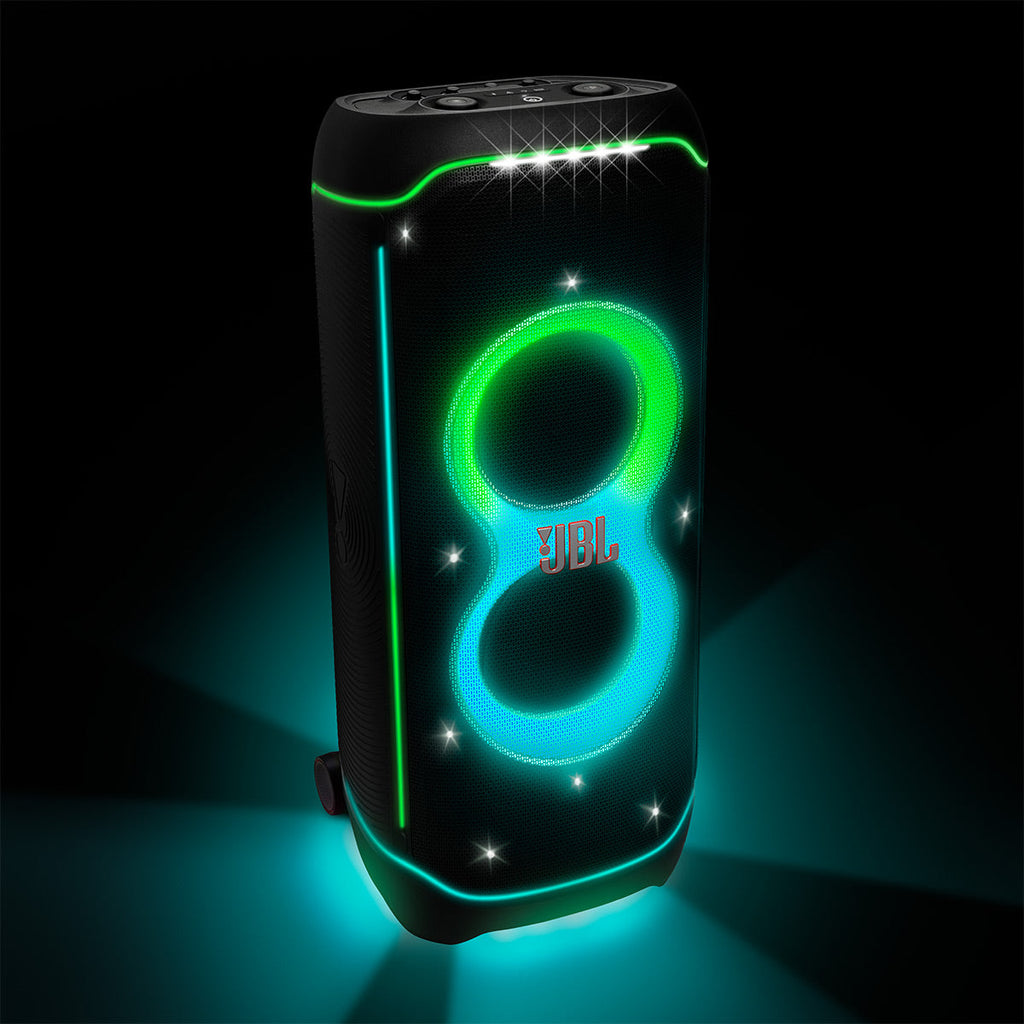 JBL PartyBox Ultimate Waterproof Wi-Fi Party Speaker with Dolby Atmos, Instrument Inputs, & Lighting Effects