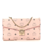 Visetos Medium Patricia Wallet On Chain Soft Pink