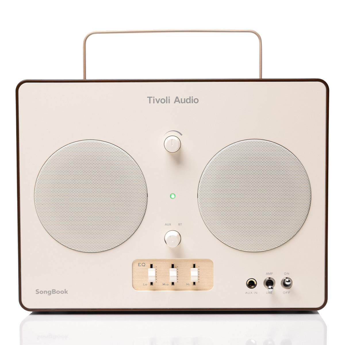 Tivoli Audio Songbook Bluetooth Speaker with Built-In Pre-Amp and Carrying Handle (Cream/Brown)