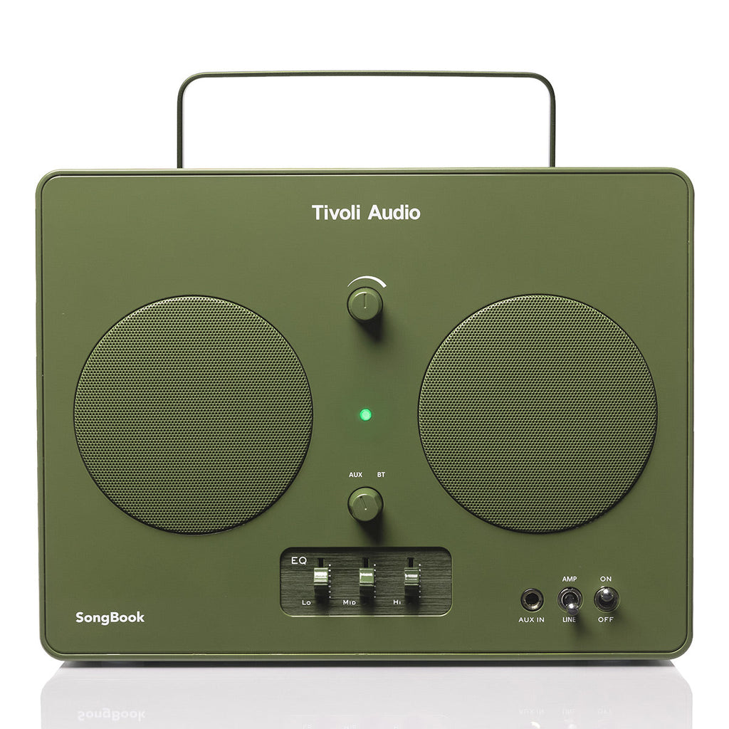 Tivoli Audio Songbook Bluetooth Speaker with Built-In Pre-Amp and Carrying Handle (Green)