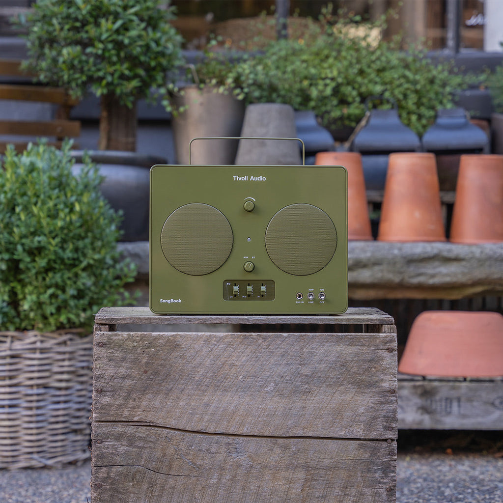 Tivoli Audio Songbook Bluetooth Speaker with Built-In Pre-Amp and Carrying Handle (Green)