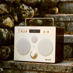 Tivoli Audio Songbook MAX Bluetooth Speaker with Built-In Pre-Amp and Carrying Handle (Cream/Brown)