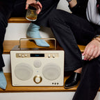 Tivoli Audio Songbook MAX Bluetooth Speaker with Built-In Pre-Amp and Carrying Handle (Cream/Brown)