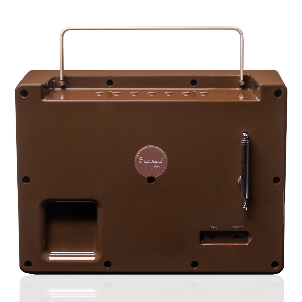 Tivoli Audio Songbook MAX Bluetooth Speaker with Built-In Pre-Amp and Carrying Handle (Cream/Brown)