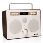 Tivoli Audio Songbook MAX Bluetooth Speaker with Built-In Pre-Amp and Carrying Handle (Cream/Brown)