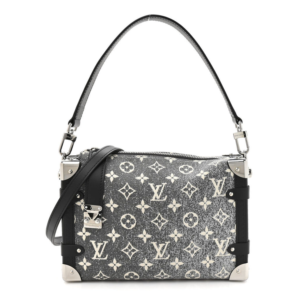 Monogram Jacquard Denim Side Trunk Grey