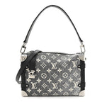 Monogram Jacquard Denim Side Trunk Grey