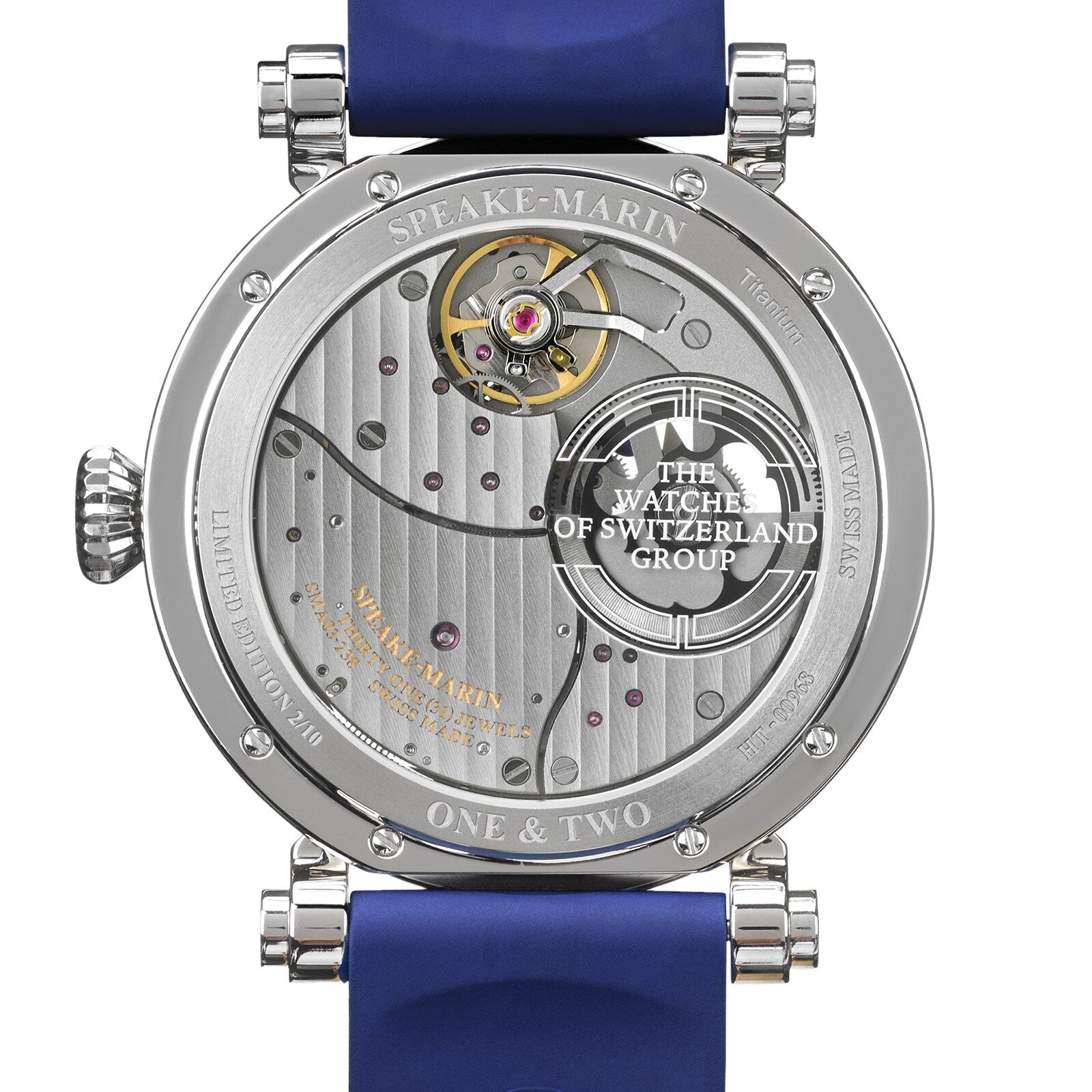 Dual Time Watches of Switzerland Group Edition Blue