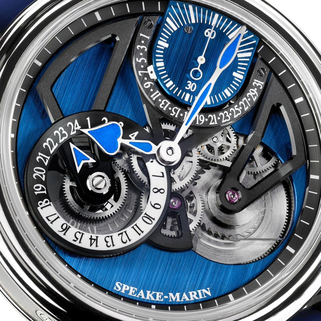 Dual Time Watches of Switzerland Group Edition Blue