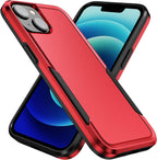 Entronix Case Compatible with iPhone 13 - Soft-Touch Dual-Layer Sleek Cover