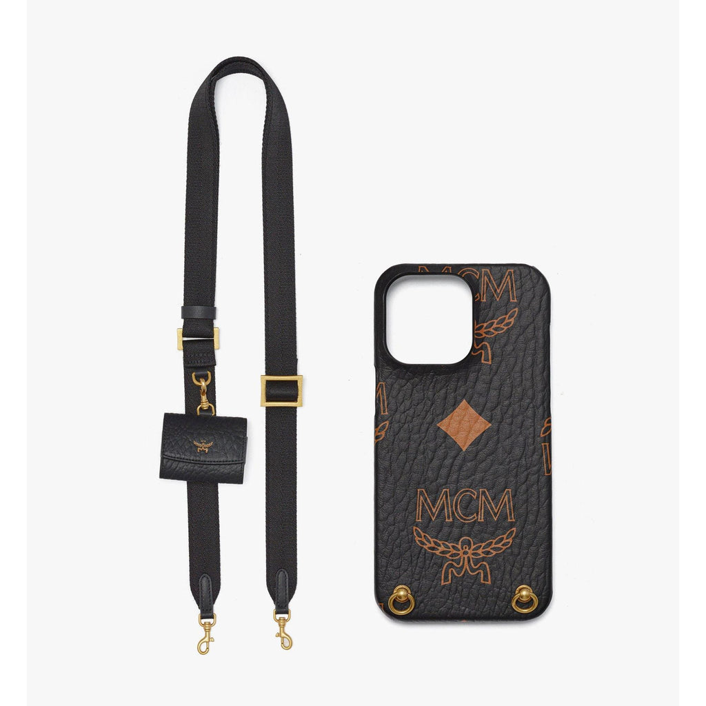 iPhone 15 Pro Case w/ AirPods Pro Charm in Maxi Visetos