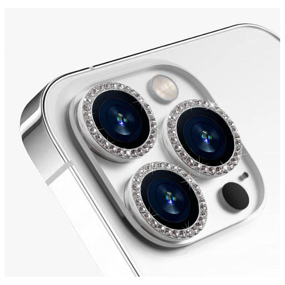 Entronix Camera Lens Protector Compatible with iPhone 17 Pro/17 Pro Max - Luxury Diamond Metal Cover