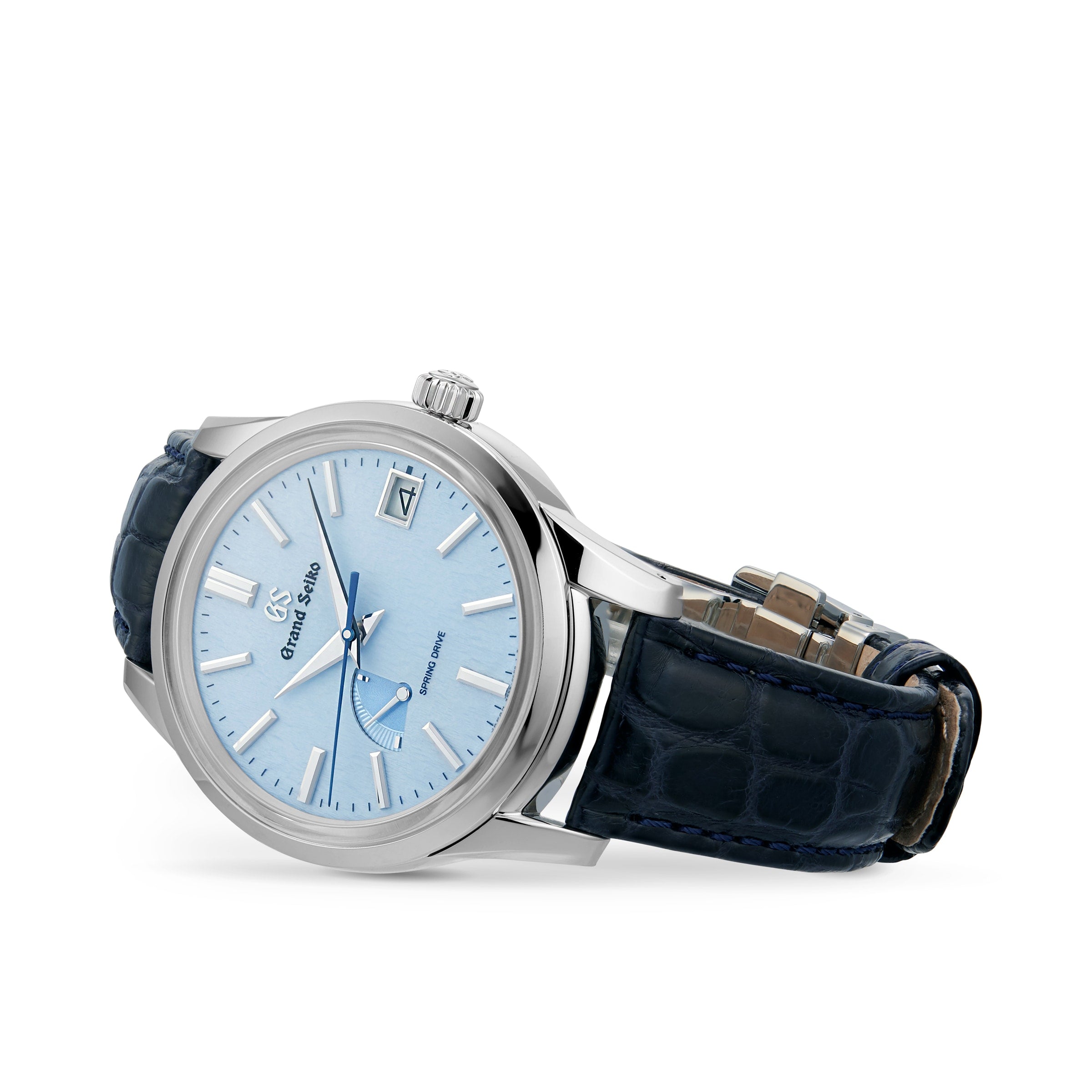 Spring Drive Elegance | 40mm, Crocodile Leather, Blue Dial