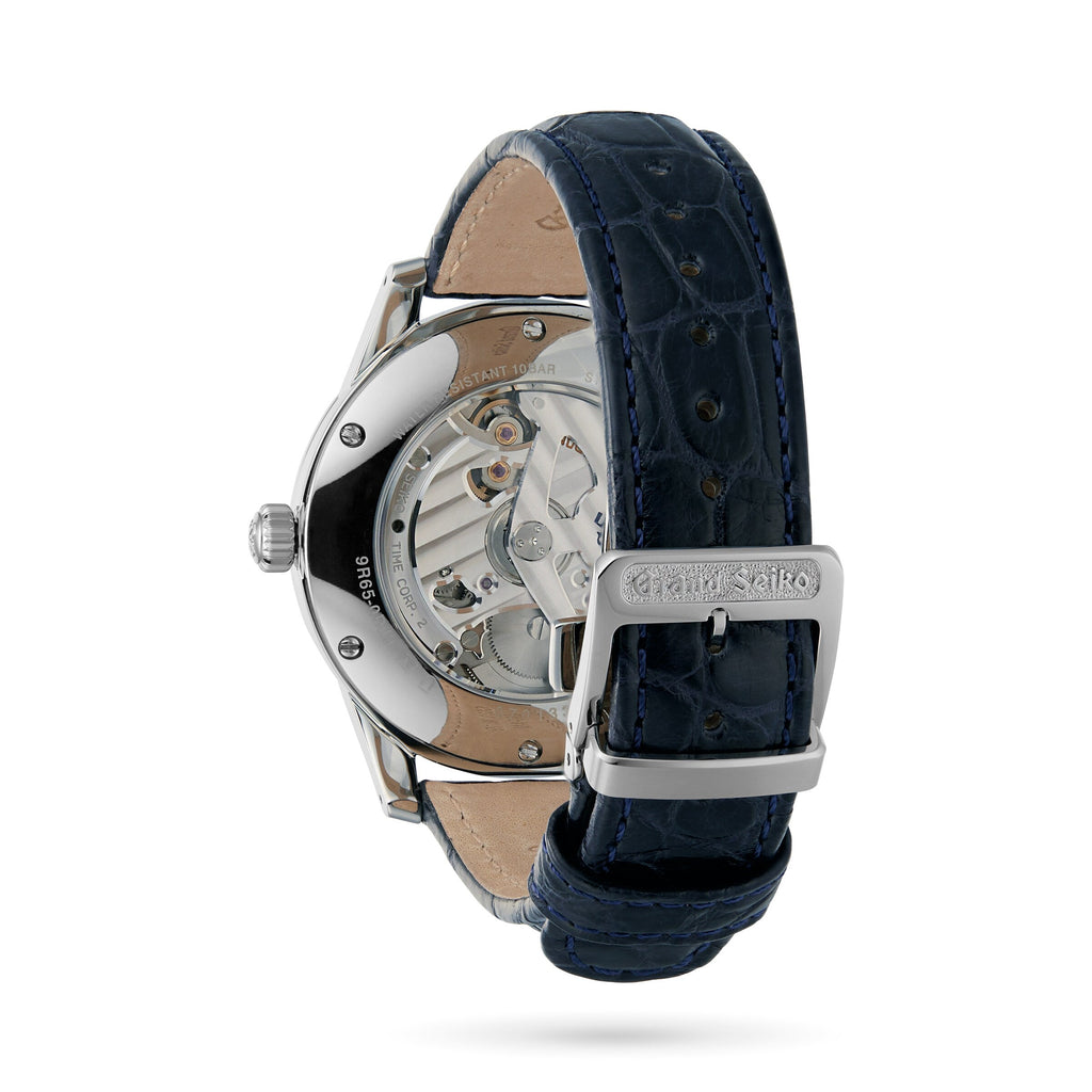 Spring Drive Elegance | 40mm, Crocodile Leather, Blue Dial