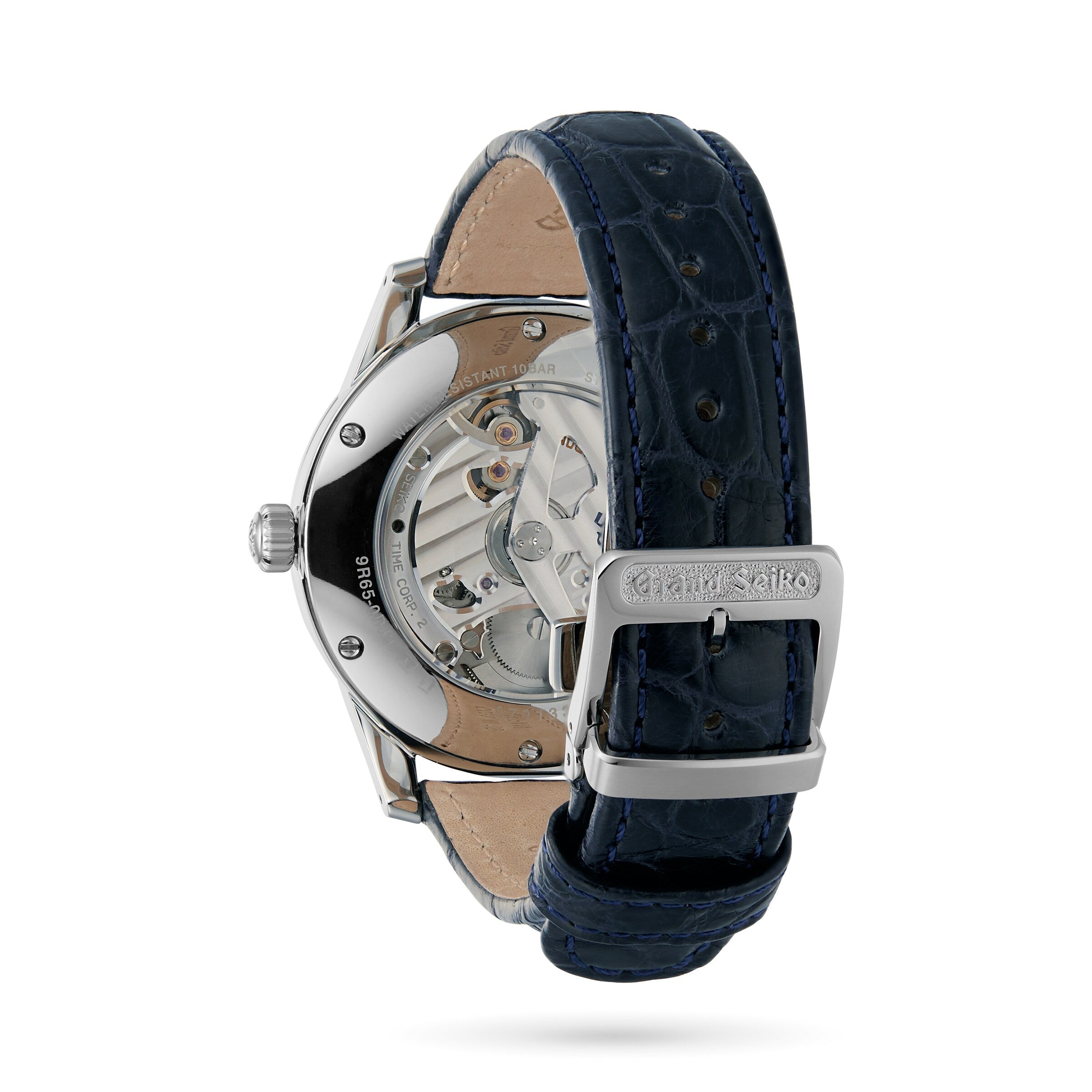 Spring Drive Elegance | 40mm, Crocodile Leather, Blue Dial