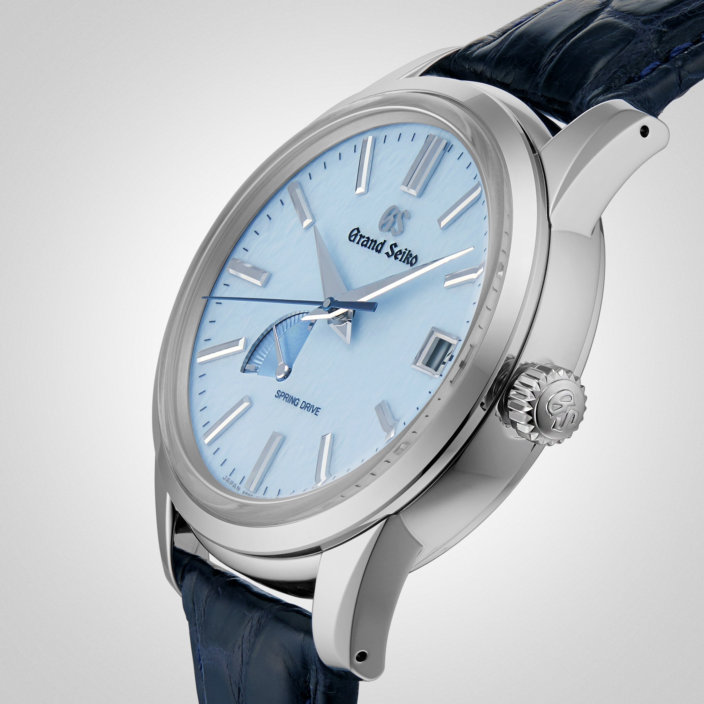 Spring Drive Elegance | 40mm, Crocodile Leather, Blue Dial