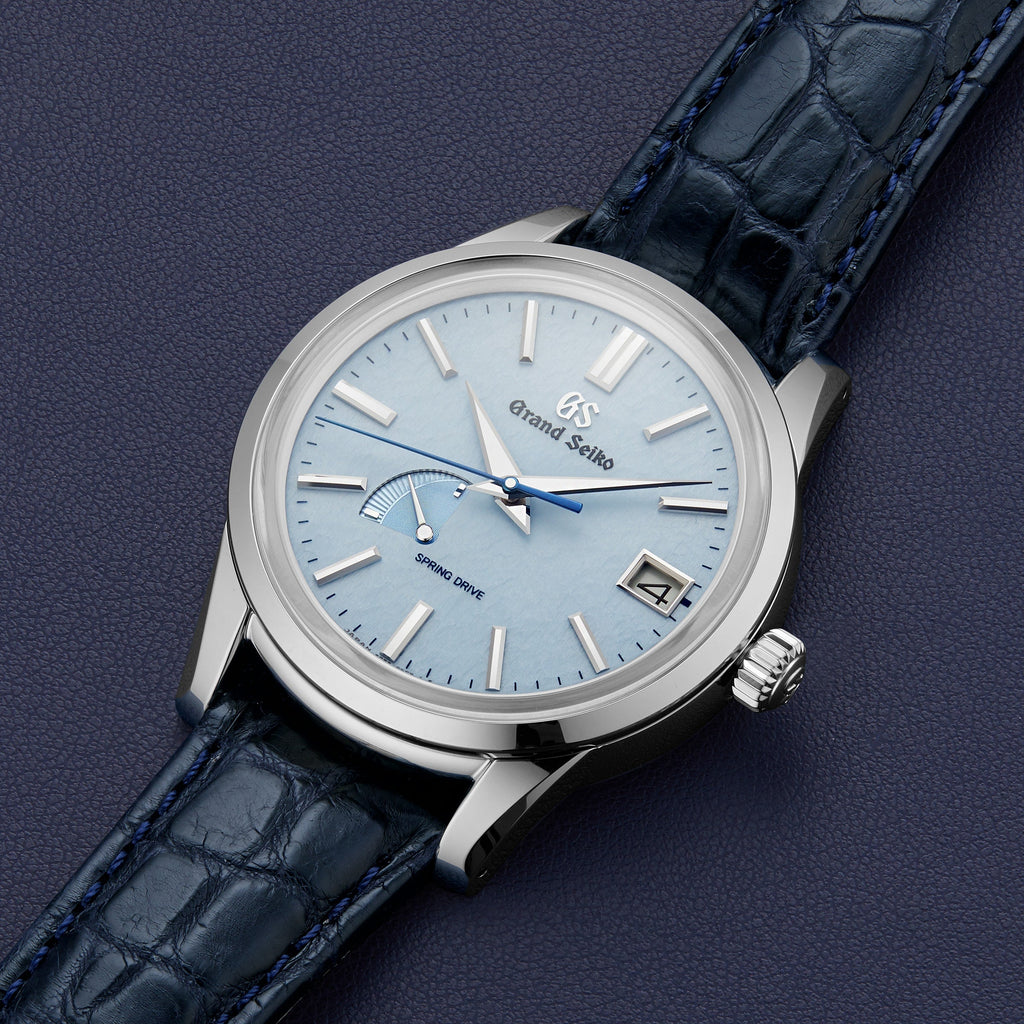 Spring Drive Elegance | 40mm, Crocodile Leather, Blue Dial