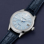 Spring Drive Elegance | 40mm, Crocodile Leather, Blue Dial