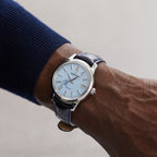 Spring Drive Elegance | 40mm, Crocodile Leather, Blue Dial