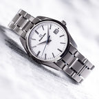 Quartz Heritage | 37mm, Titanium, White Dial