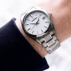 Quartz Heritage | 37mm, Titanium, White Dial
