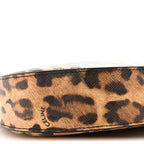 Canvas Calfskin Medium Tilly Triomphe Shoulder Bag Leopard