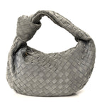 Suede Calfskin Intrecciato Teen Jodie Hobo Thunder