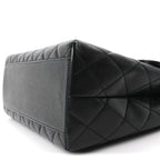 Caviar Quilted Jumbo Kelly Flap Black