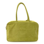 Camoscio Beau Top Handle Bag Edera