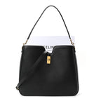 Smooth Calfskin Medium Camille 16 Soft Bag Black