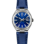 Circular S - Blue Brushed