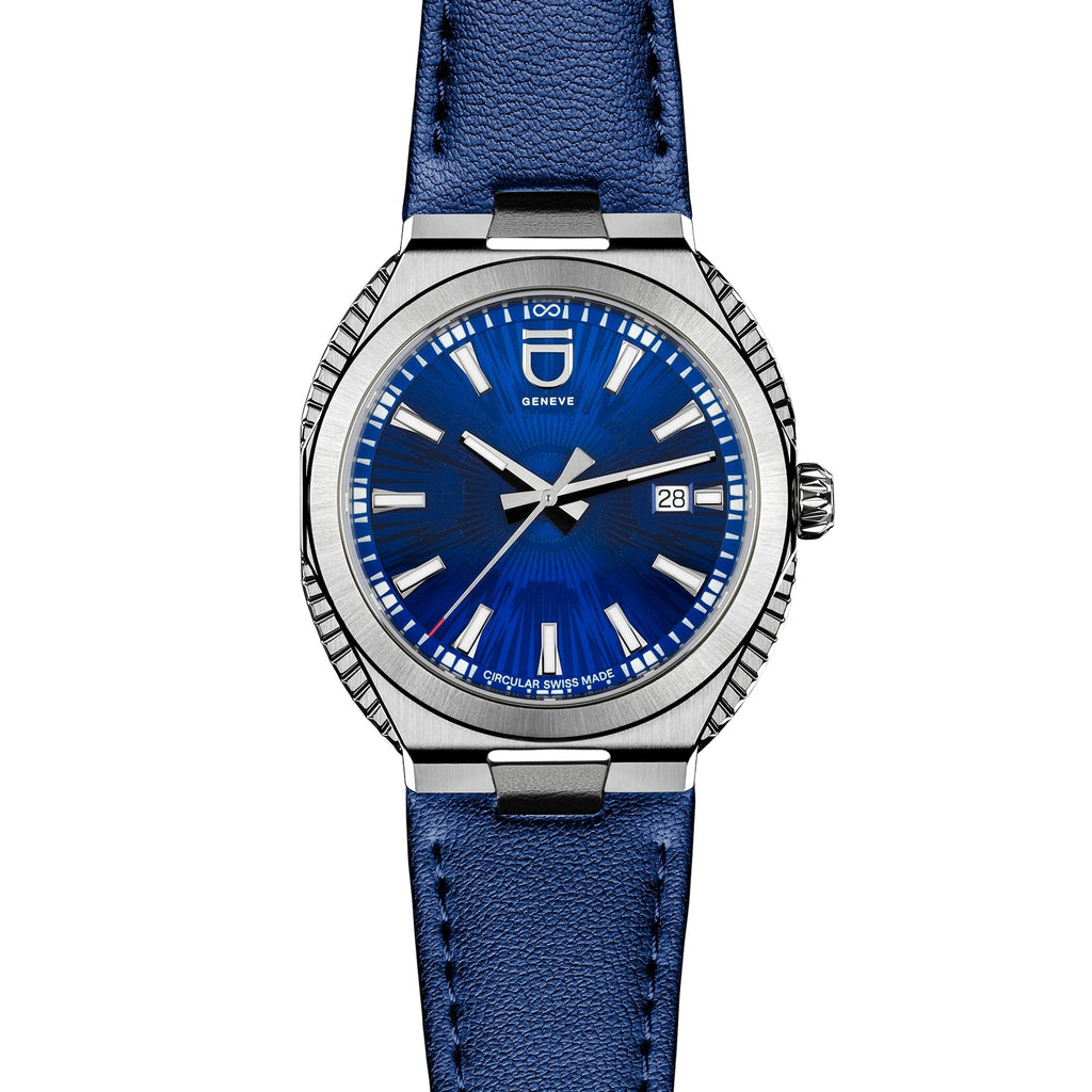 Circular S - Blue Fluted