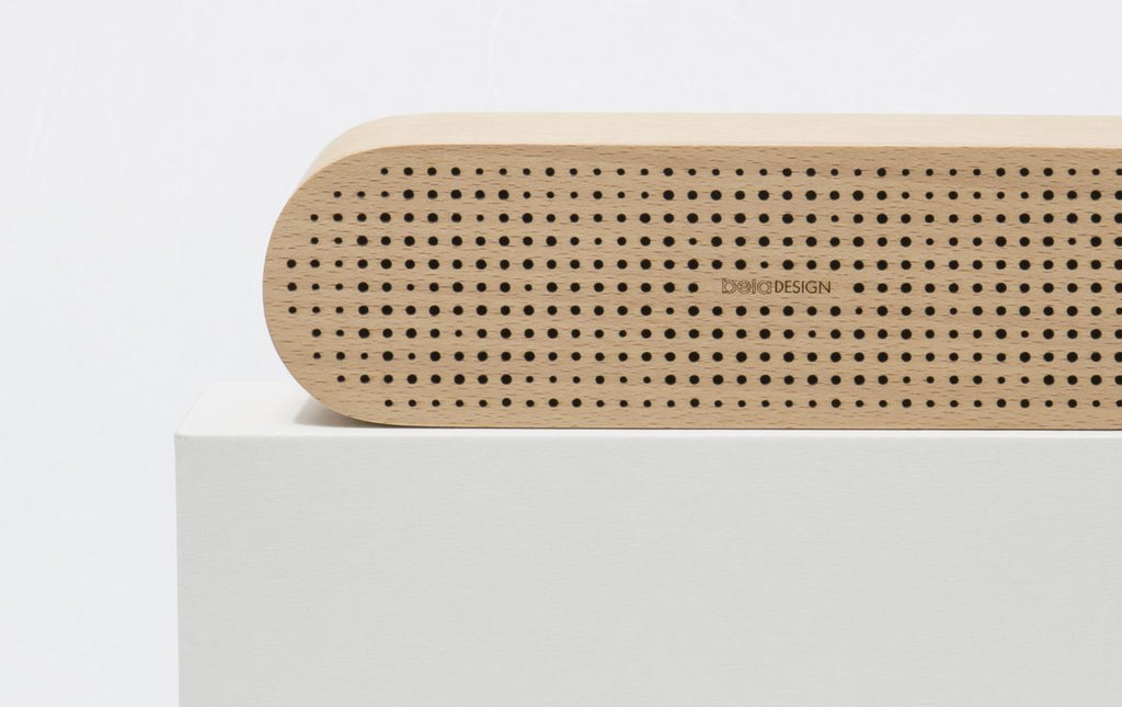 The Decent Living Wood Speaker Slot Dot (Germany Beech)