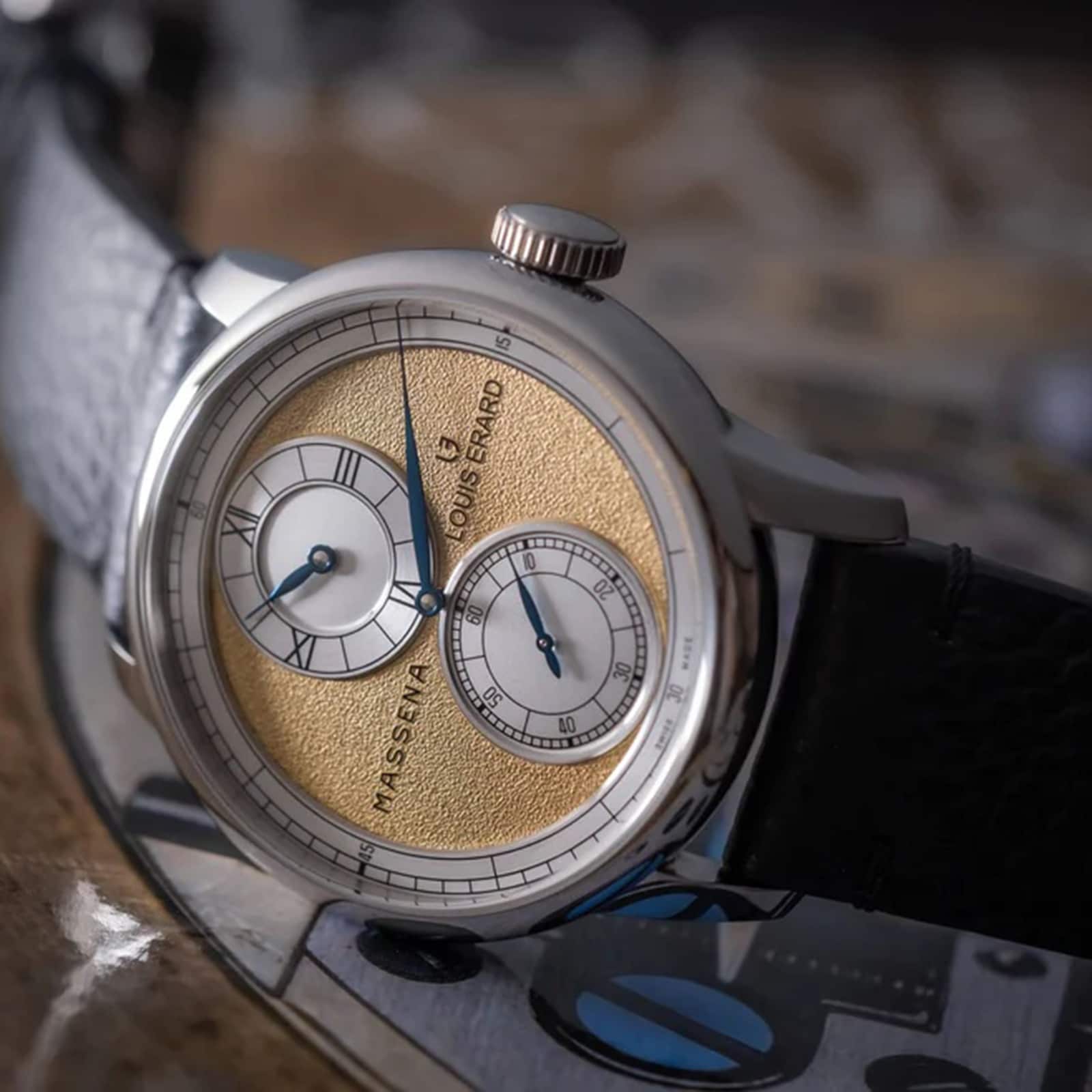 Le Régulateur Louis Erard x Massena LAB Gold