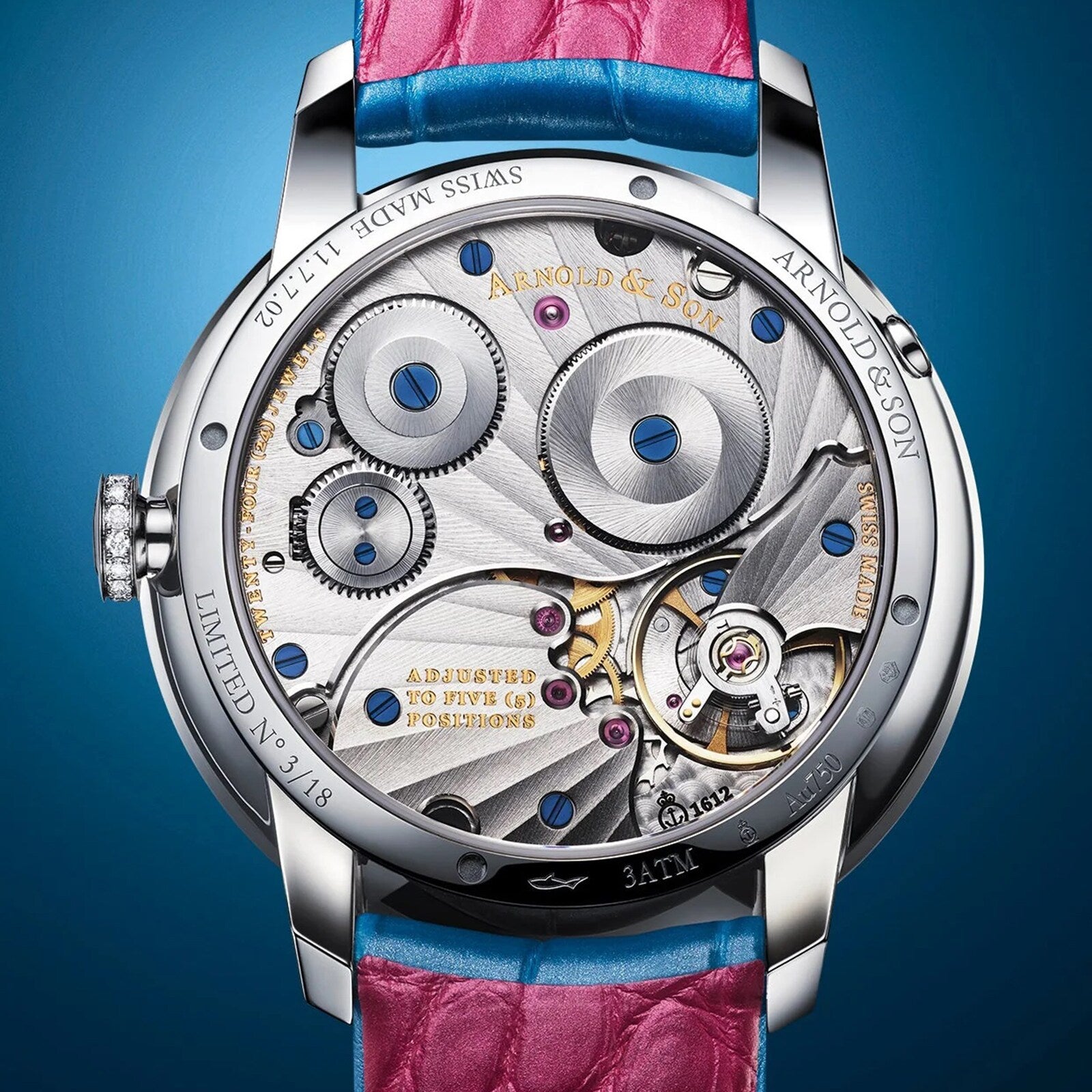 Perpetual Moon 38 White Gold "Mintnight”