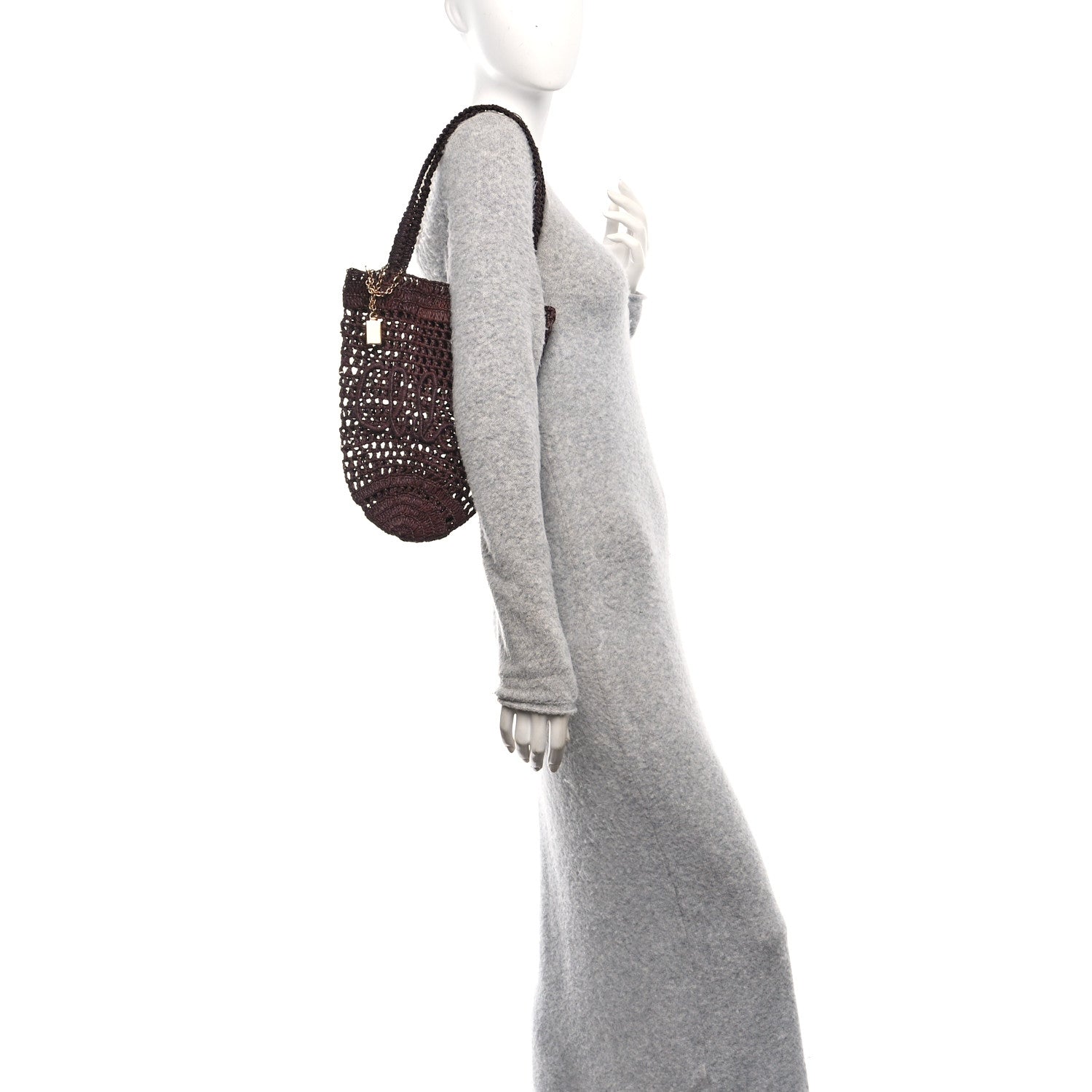 Raffia Small Summer Banana Tote Kohl Brown