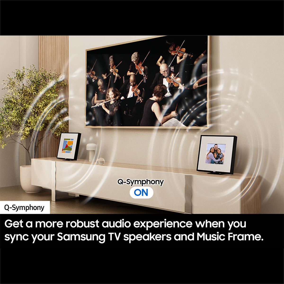 Samsung HW-LS60D Music Frame Bluetooth Speakers with Wall Mount - 3-Pack