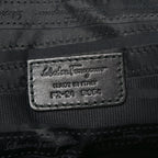 Calfskin Zip Around Briefcase Black