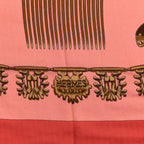 Silk Cashmere Les Cavaliers D'Or Scarf 140