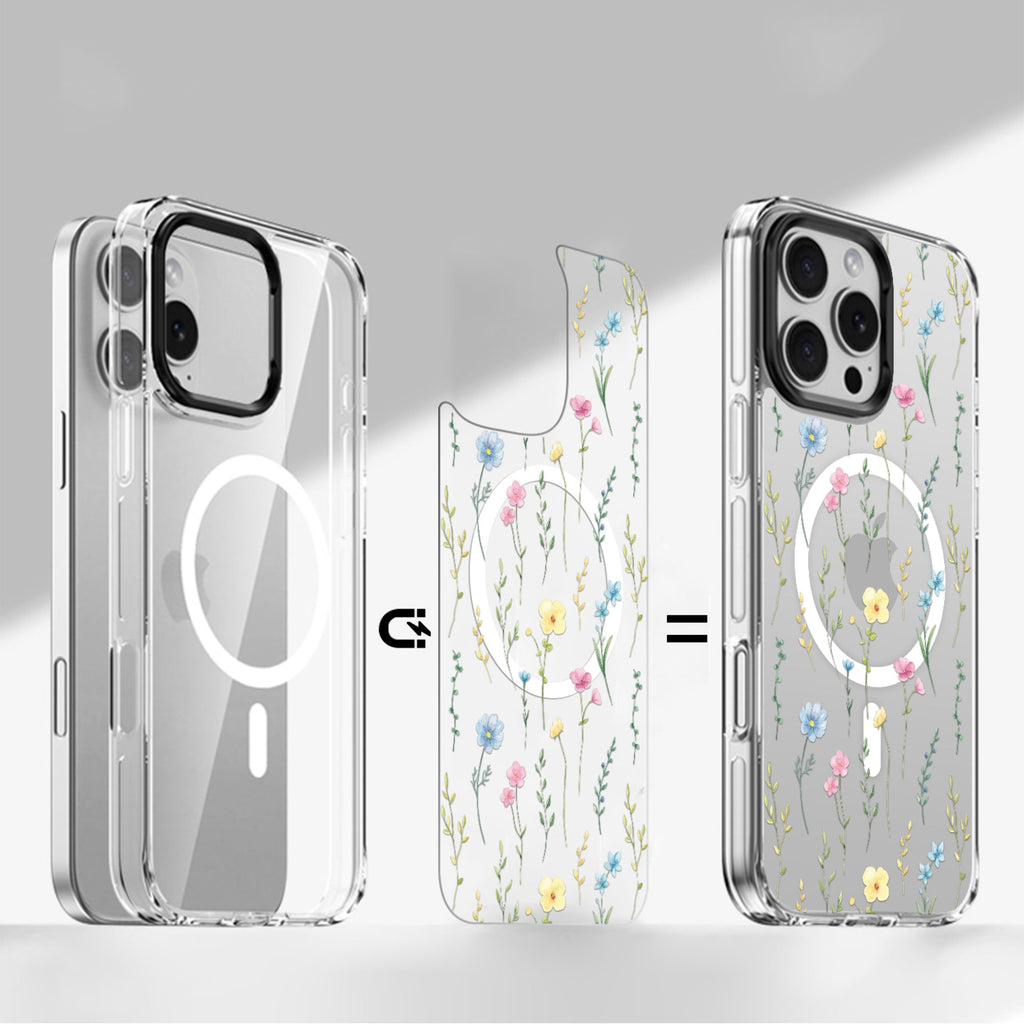 SAHARA - Inspire Series Case with Swappable Floral & Marble Designs - Apple iPhone 16 Pro Max