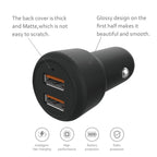 Reiko 8 Pin Portable Car Charger With Built In 3 Ft Cable In Black