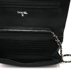 Aged Calfskin Quilted Reissue Wallet On Chain WOC Black
