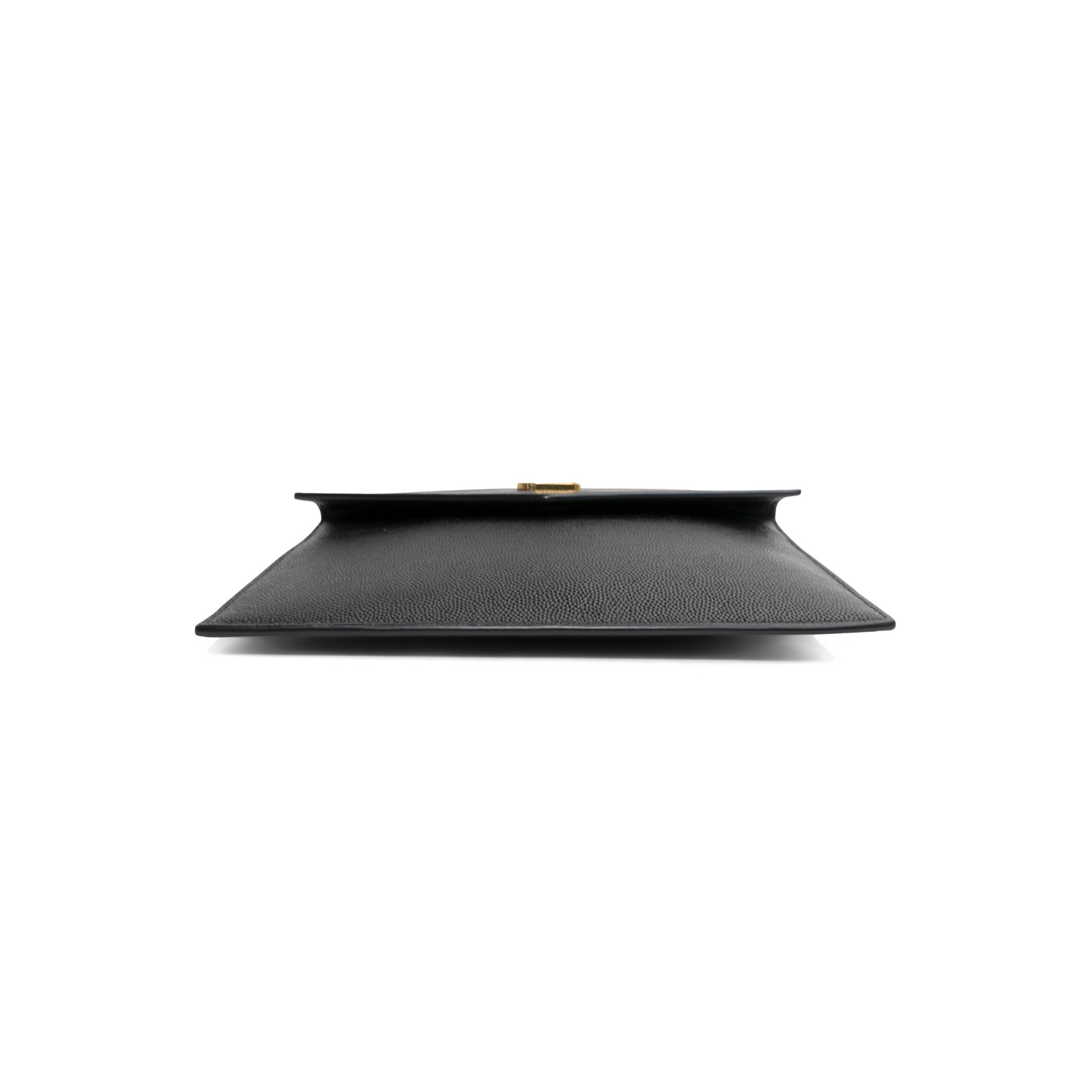 Saint Laurent Monogram Leather Envelope Pouch