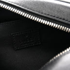 Sakai Be Green Calfskin Diagonal Stitched Mini Blondie Shoulder Bag Black