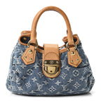 Monogram Denim Pleaty Blue