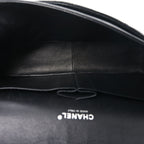 Lambskin Quilted Jumbo Double Flap So Black